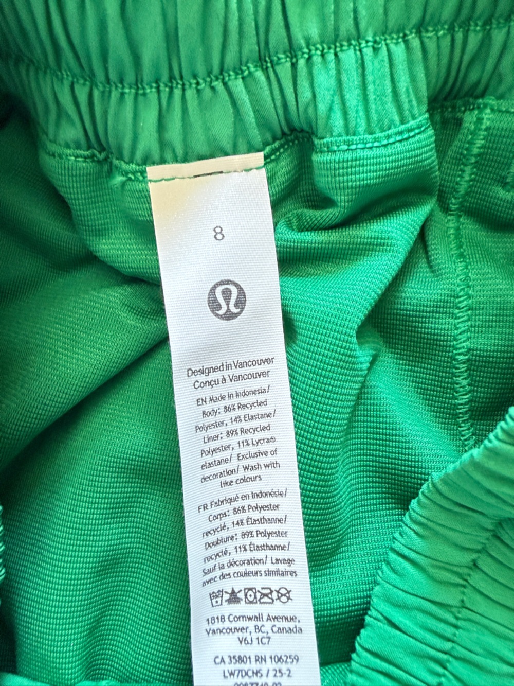 lululemon athletica Women's Athletic Shorts in Green - Picture 3 of 4
